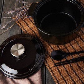 Laciete Gempot Safe Bottom Crack-Free Earthen Pot 14cm / 라씨에뜨 젬팟 안심바닥 무균열 뚝배기 14cm