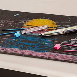 Pentel Arts PH158 lápiz automático de 8 colores, colores surtidos con clip, 1 lápiz