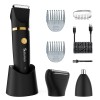 Scttomon Electric Groin Hair Trim Ball Trimmer for Men Body