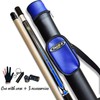 Tai ba cues 2-Piece Pool cue Stick + Hard Case,