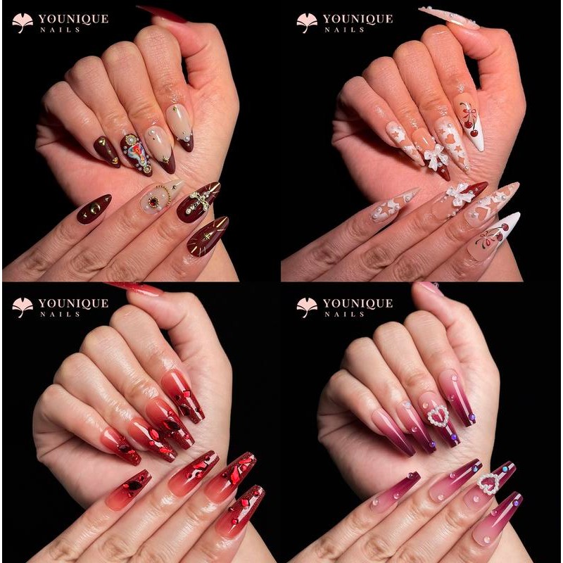 Buy 10 Get 10 Free! [Machine-Made] 24pcs Press-On Nails with
