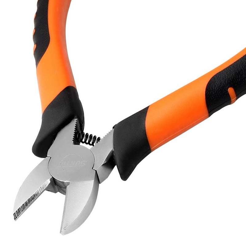 nuosen 6 inch Precision Wire Cutters, Metal Side Cutters Diagonal