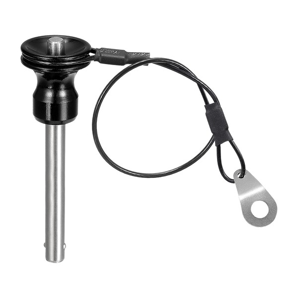 uxcell Ball Lock Pin with Button Handle 304 Stainless Steel