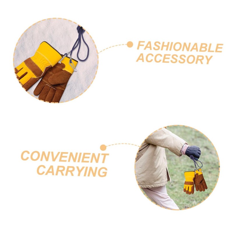 COHEALI Warm Winter Gloves Lost Rope Holders Mitten Clips Kids