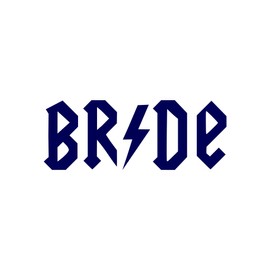 Bride Semi Permanent Tattoo Waterproof Lasts 1-2 weeks Rock an roll wedding