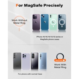 A2C A2C Gym Fitness Phone Mount for MagSafe - 17 N52 Strong Magnets Stable and Secure Phone Mount with Adjustable Strap, Compatible with Gym Equipment, Stroller, Shopping Cart, Exercise Bikes
