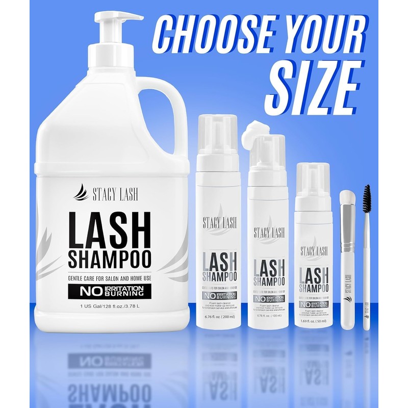 STACY LASH 6.76 fl.oz / 200ml Eyelash Extension Shampoo +