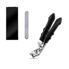 gotyou Nagelmeister Pro, Nail Clippers with Angled Head, Toenail Clippers, Ergonomic Toenail Clippers for Thick Nails, Premium Steel Nail Clippers for Men and Women