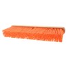 PRO SOURCE Heavy Duty Orange Bristle Pushbroom Head with Threaded