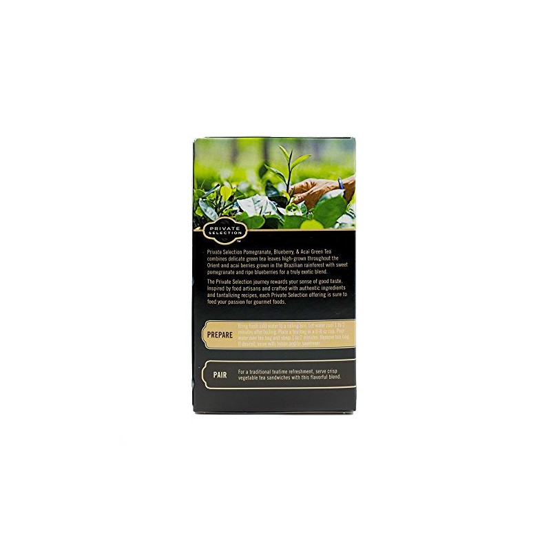 Private Selection Pomegranate, Blueberry & Acai Green Tea (Pack of