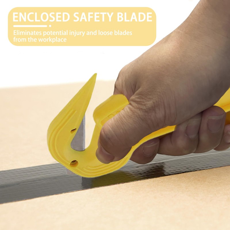 Hocklliy 5pcs Box Cutter,Box Opener,Safe Cutting Experience,Ergonomic Handle,More Convenient to