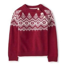 Gymboree,and Toddler Long Sleeve Sweaters,Winter Red,6