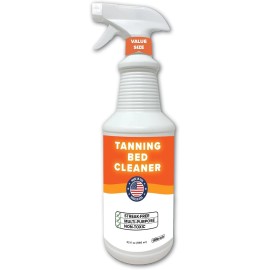 Tanning Bed Cleaner - 32 Oz  Acrylic Cleaner for Indoor Tanning Beds - Univer...