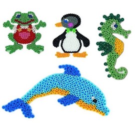 Hama Midi Perler Beads for Ironing, 5 mm Sets in Various Designs, Water Animals