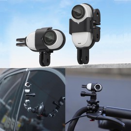 Buziba Camera Mount Adapter for Insta360 GO 3S/GO 3 Foldable Vertical-Horizontal Frame Adapter Quick Release Adapter Expansion with 1/4”Thread Interface