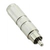 Audio Adapter - 1/4" female Mono TS to RCA male