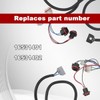 2Pcs Rear Driver and Passenger Side Tail Light Wiring Harness