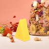 Abaodam Artificial Cheese, Scale Fake Cheese Simulation Triangle Realistic Dessert