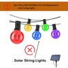 abulber G40 Multicolor Led Outdoor String Light Bulbs,Shatterproof Waterproof, E12