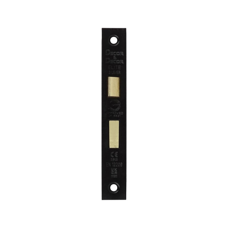 Decoranddecor Bathroom Mortice Lock - 3inch / 76mm - Matt