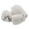 JUNLICN 3 Pcs White Flannelette Polishing Cone, 1/4" Shank Conical