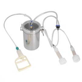 Cocoarm Manual Milking Machine, 2000 ml Effortless Milking Machine, Effort-Saving Cow Milking Machine, Portable Milking Set for Milk Plant Farm