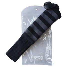 Hirota Golf MGUTHC-2019 UT Cover, Black, Mega Golf, Socks, Knit