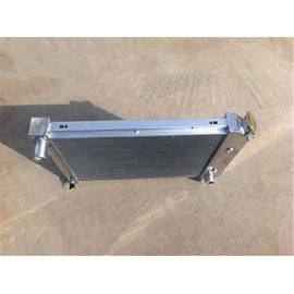 MONROE RACING Full Aluminum Radiator for Chevy Nova PRO Series 68 69 70 71 72 73 74 Auto 3 Row 1968-1974 Aftermarket Compatible Replacement