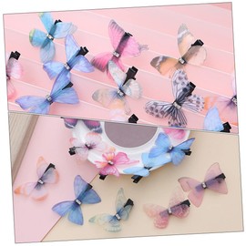 OATIPHO 20pcs Fairy Butterfly Hair Clips for Women Lightweight Hair Accessories for Wedding Party Random Color