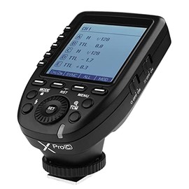 Godox Xpro-C E-TTL II 2.4G Wireless Flash Trigger with High Speed Sync 1/8000S X System with Large LCD Screen Transmitter for Canon EOS Cameras