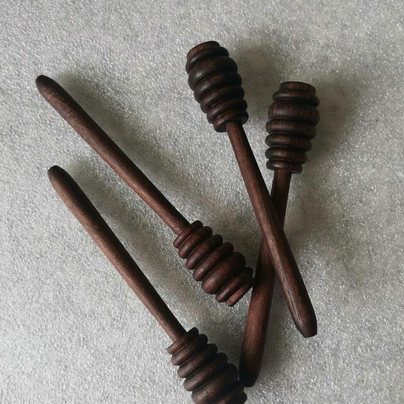 FUNOMOCYA Reusable Honey Wand Spoons Honey Stirrer Stick for Honey