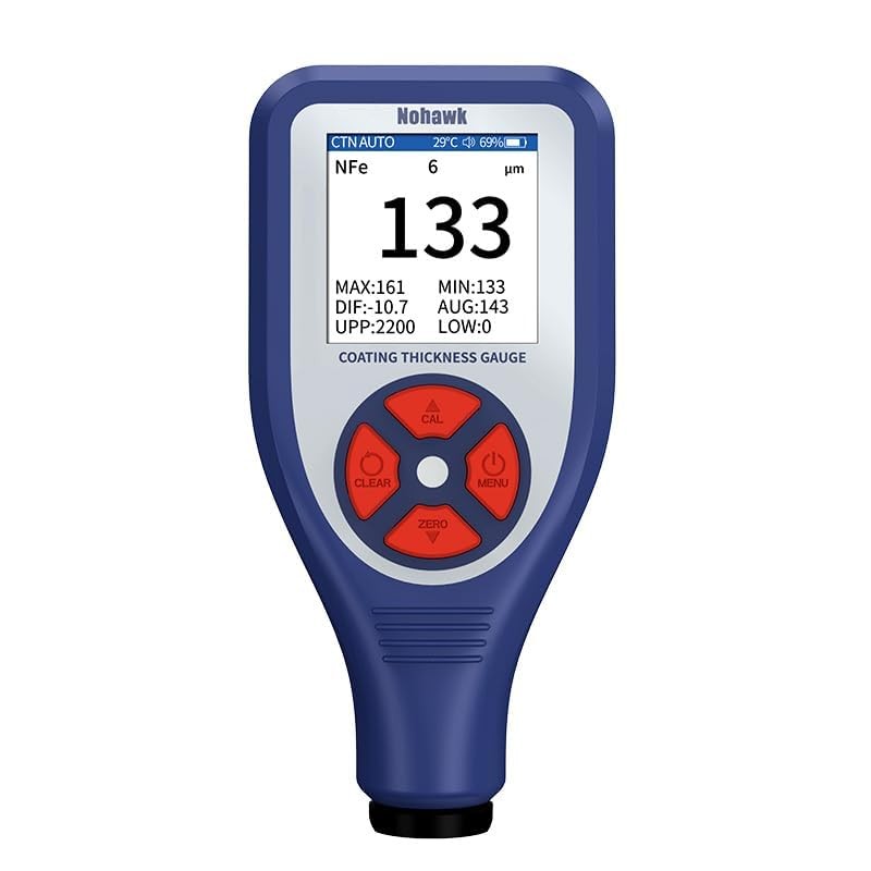 Flagfront Coating Thickness Gauge Digital Paint Meter Best for Car