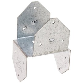 Simpson Strong Tie BCS2-2/4Z ZMAX Galvanized 18-Gauge Double 2x4 Post Cap/Base 20-per Box