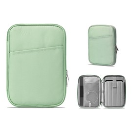 7-8 Inch Tablet Bag, Tablet Case, Bag, Storage Pouch, Storage Bag, Sleeve Case, 7 Inch / 8 Inch Tab, Cover, Case, Accessory, Storage Pocket, (Green)