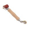40mm Silicone Seam Roller Dual Use Brass Wheel Wood Handle