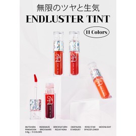 S2ND End Luster Tint 0.1 oz (3.9 g) #06 Moonlight 11 Colors to Choose from Tint Lipstick No Fall Lip Gloss Lip Tint Won't Fall Lipstick Korean Cosmetics Lip Water Tint Color Tint Cosmetic