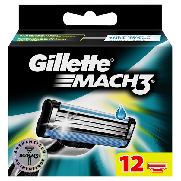 Gillette Mach3 razor blades for men