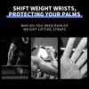 MANUEKLEAR Weight Lifting Wrist Straps with Padded Wrist Strap, Leather