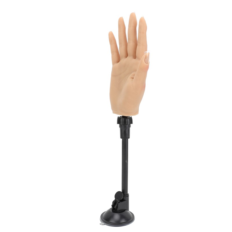 Nail Training Practice Hand Professional Bendable Silicone Female Mannequin Hand