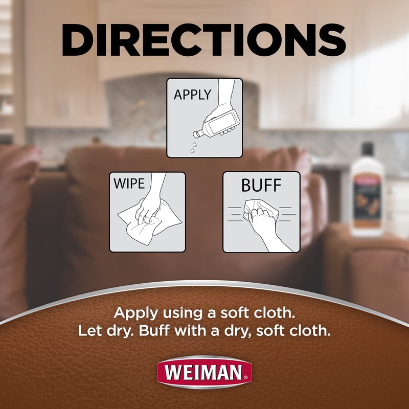 Weiman 3 in 1 Deep Leather Cleaner & Conditioner Cream