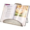 Red Co. 11” x 11” Corrugated Metal Cookbook Display Stand