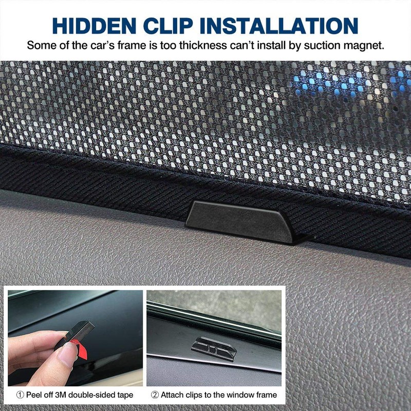 Powerty Window Sun Shade for 2013-2018 Toyota RAV4 Accessories -Upgrade