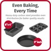 GoodCook Everyday Nonstick Steel 5-Piece Bakeware Set, Gray, Includes Cookie