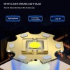 Aeternam Rechargeable Tac Flashlight, 1000+ LMS, Zoomable, LED, USB, IP65,