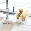 Slow Slog Double Sponge Holder, 2 Slot Diatomite Stone Sponge
