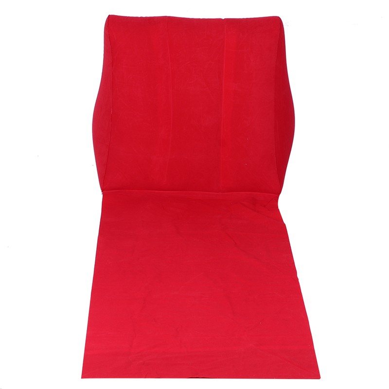 Household Inflatable Triangular Back Support Pillow Portable Folding Cushion Indoor