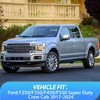 Nilight Vent Window Visors for Ford F250 F350 F450 F550