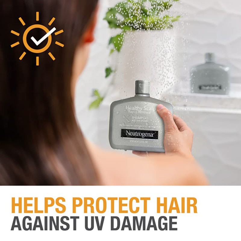 Neutrogena Healthy Scalp Rapid Renewal Shampoo with Pea Protein, UV