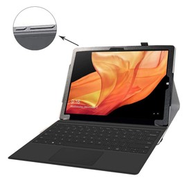 Bige for CHUWI UBook X 12" Case,PU Leather Folio 2-Folding Stand Cover Case for CHUWI UBook X 12 inch Tablet PC (Not Fit CHUWI UBook 11.6" Tablet),Black