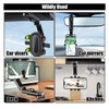 GLSOWEE Sun Visor Car Phone Holder, Multifunctional Adjustable Cell Phone
